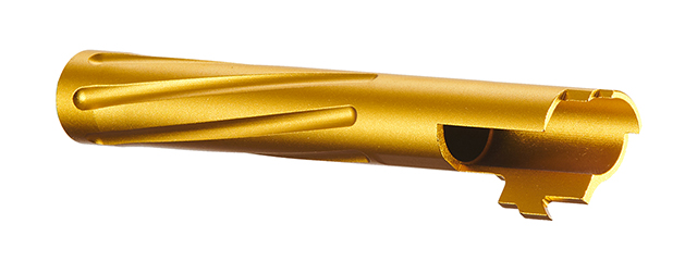 Golden Eagle Spiral and Fluted Outer Barrel for 5.1 Hi Capas (Gold)