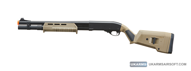 Golden Eagle Airsoft M870 MP M-LOK Style 3/6-Shot Pump Action Gas Shotgun - Tan