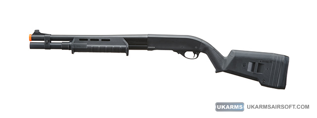 Golden Eagle Airsoft M870 MP M-LOK Style 3/6-Shot Pump Action Gas Shotgun - Black