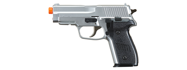 HFC AIRSOFT PREMIUM SPRING SIDE ARM PISTOL - SILVER