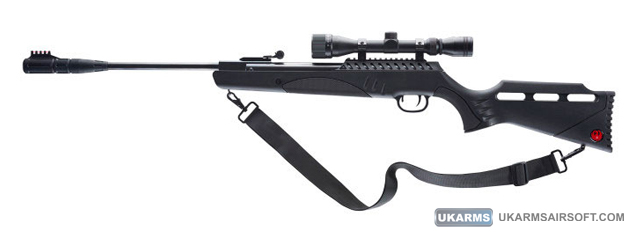 Umarex Ruger Targis .22 Cal Break Barrel Air Rifle with 4x32 Scope Kit (Color: Black)