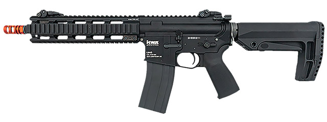 KWA 9.5" Quad Railed LM4D PTR Gas Blowback Airsoft Rifle (Color: Black)