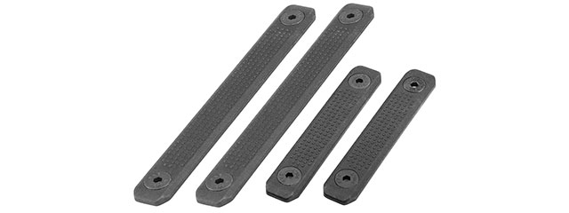 KWA Enhanced Polymer M-LOK Rail Cover Set (Color: Black)