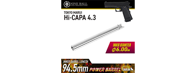 Tokyo Marui Hi-CAPA 4.3 6.00mm Power Barrel (94.5mm)