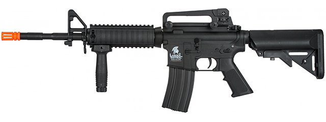 Lancer Tactical Gen 2 M4 RIS Airsoft Gun AEG Rifle - (Black)(No Battery and Charger)