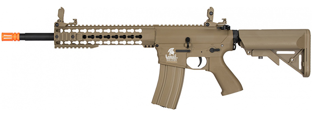 Lancer Tactical Gen 2 10" KeyMod M4 Evo Airsoft AEG Rifle Core Series (Tan)(No Battery and Charger)