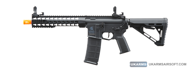 Lancer Tactical Gen 3 10" KeyMod M4 Carbine Airsoft AEG Rifle with Delta Stock (Color: Black)