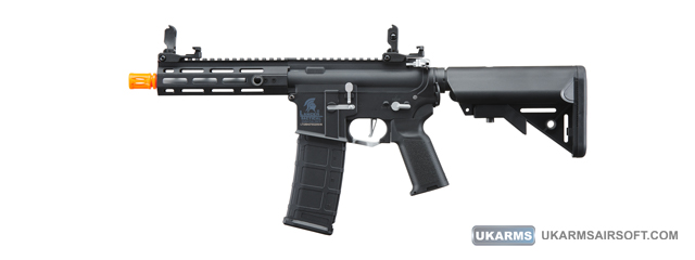 Lancer Tactical Gen 2 Hellion M-LOK 7" Airsoft M4 AEG (Color: Black & Silver)(Battery and Charger Included)