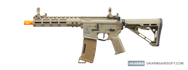 Lancer Tactical Gen 3 Archon 9" M-LOK M4 Airsoft Rifle w/ Delta Stock (Color: Tan)