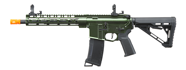 Lancer Tactical Gen 3 M-LOK 10" Airsoft M4 AEG with Delta Stock (Color: Hypershift Sunsets)