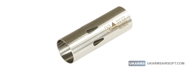 Maxx Model Type F CNC Hardened Stainless Steel Airsoft AEG Cylinder (110-200mm)