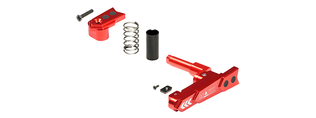 Maxx Model CNC Aluminum Advanced Magazine Release (Style A)(Red)