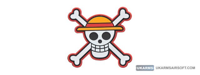 One Piece Straw Hat PVC Morale Patch