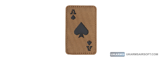 Reflective Poker Ace Morale Patch (Color: Tan)