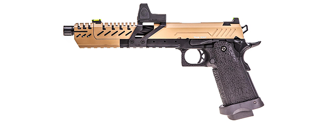 Vorsk Airsoft 7in Titan Hi Capa + Micro Red Dot - Tan