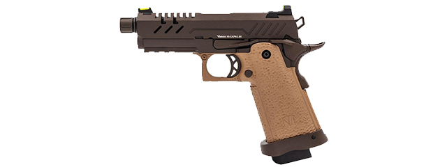 Vorsk Airsoft 3.8 Hi Capa Pro - Tan & Bronze