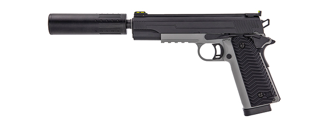 Vorsk Airsoft VX-14 GBB Pistol - Two Tone Black & Grey