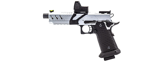 Vorsk Airsoft CS Vengeance 5.1 Hi Capa + Micro Red Dot - Silver/Black