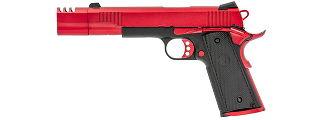 Vorsk Airsoft VP-X Gas Blowback Pistol - Red & Black