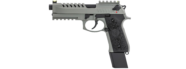 Vorsk Airsoft Tactical VM9 Gas Blowback Pistol - Grey