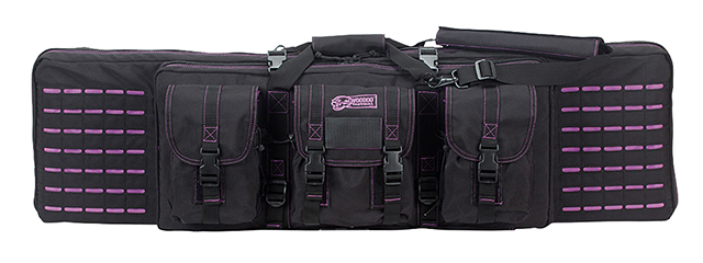 Voodoo Tactical 42" Padded Weapons Case (Black/Purple)