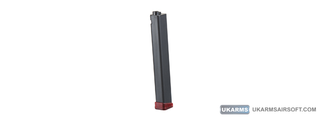 Zion Arms PW9 120 Round 9mm Mid-Capacity Magazine (Color: Black & Red)