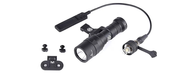 Atlas Custom Works M340C Scout Light PRO Rail Mount LED Flashlight - (Black) - Click Image to Close