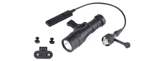 Atlas Custom Works M340C Scout Light PRO Rail Mount LED Flashlight - (Black) - Click Image to Close