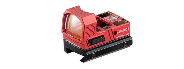 Atlas Custom Works XR5 Solar Powered Mini Red Dot Sight - (Red)
