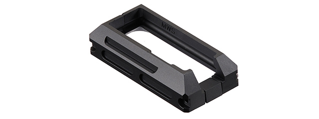 Atlas Custom Works Aluminum Magwell For Tokyo Marui MWS M4 GBB - (Black)