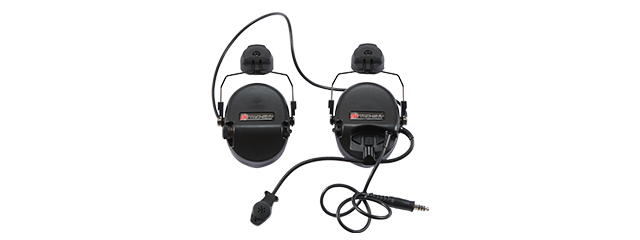 TAC-SKY Sordin Tactical Headset ARC Rail Track Adapter Noise Canceling Headphones - (Black)