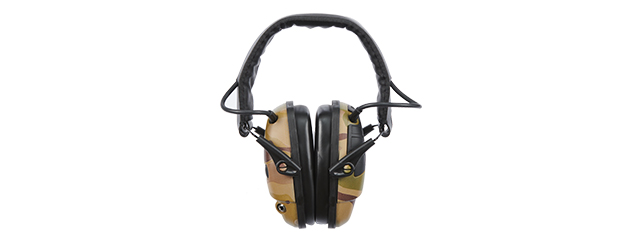 Atlas Custom Works Impact Sport Tactical Earmuff w/ Headband - (Camo)