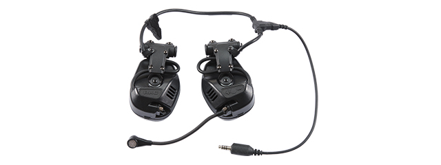 TAC-SKY Tactical ARC Rail Headset Noise Canceling - (Black)