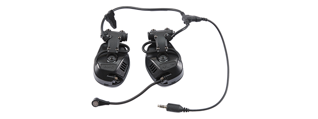 TAC-SKY Tactical ARC Rail Headset Noise Canceling - (Black)