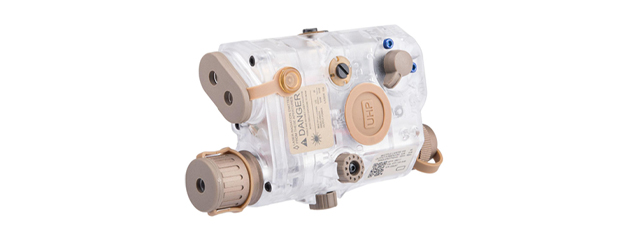 Atlas Custom Works PEQ-15 LA-5C UHP Laser and Flashlight Device - (Transparent/Dark Earth)
