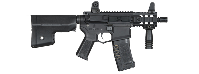 ARES Amoeba M4 Stubby Combat Gear AM-007 CQB Airsoft AEG Rifle - (Black)