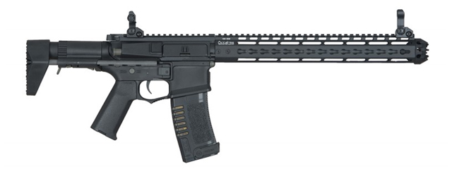 ARES Amoeba Gen5 AM-016 M4 Airsoft AEG with Octarms 13.5" Keymod Handguard - (Black)