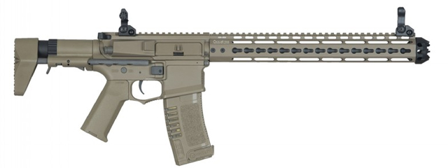 ARES Amoeba Gen5 AM-016 M4 Airsoft AEG with Octarms 13.5" Keymod Handguard - (Dark Earth)