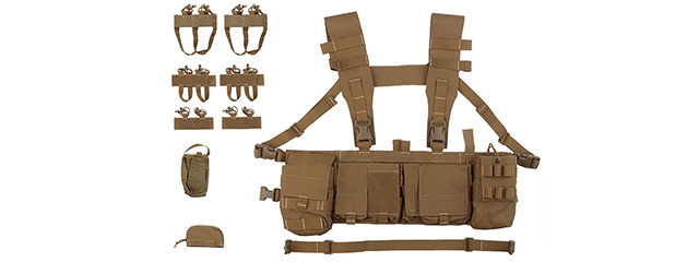 UW Tactical Patrol Commuter Chest Rig - (Tan)