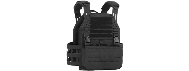 Tactical Molle Combat Vest - (Black)