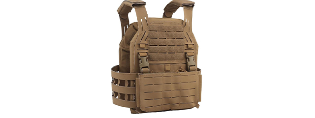 Tactical Molle Combat Vest - (Tan)