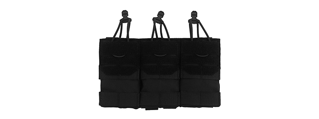 Dual Purpose 5.56 Triple Magazine Pouch - (Black)