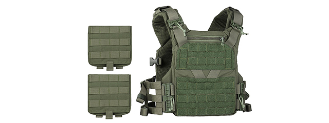 K19 Full-Size Tactical Plate Carrier - (OD Green)