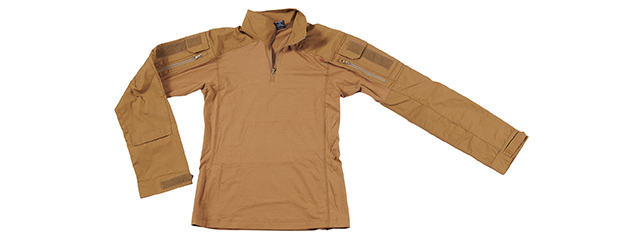 Lancer Tactical Gen4 Combat BDU XXL Airsoft Shirt - (Tan)