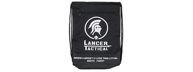 Lancer Tactical Drawstring Bag - (Black)