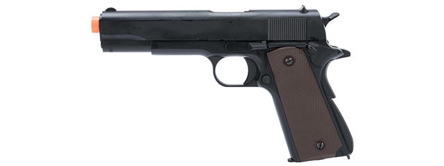 KJW Full Metal M1911-A1 CO2 Gas Blowback GBB Airsoft Pistol - (Black)