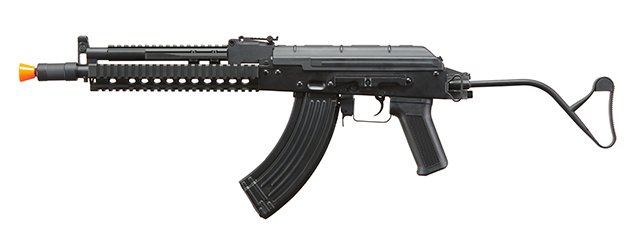 Lancer Tactical AK-Series AK-74M AEG Airsoft Rifle Non ETU w/ Golden Eagle Handguard & SG-11B Mag - (Black)