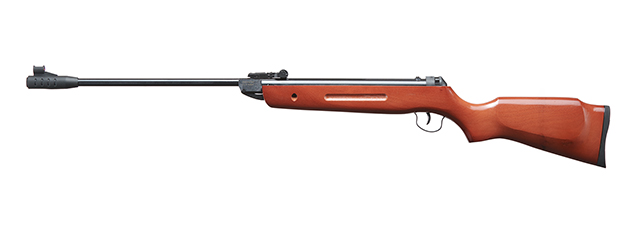 Lancer Air .22 Caliber Pellet Break Barrel Air Rifle - (Black/Wood)