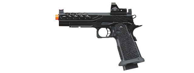 Lancer Tactical Stryk Hi-Capa 5.1 Gas Blowback Airsoft Pistol w/ Micro Red Dot Sight - (Black)