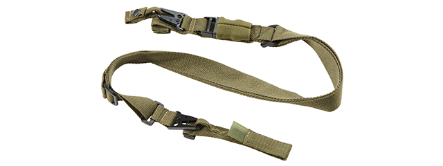 8 Fields MP5/G3/M4 Canvas 2-Point Gun Sling - (OD Green)